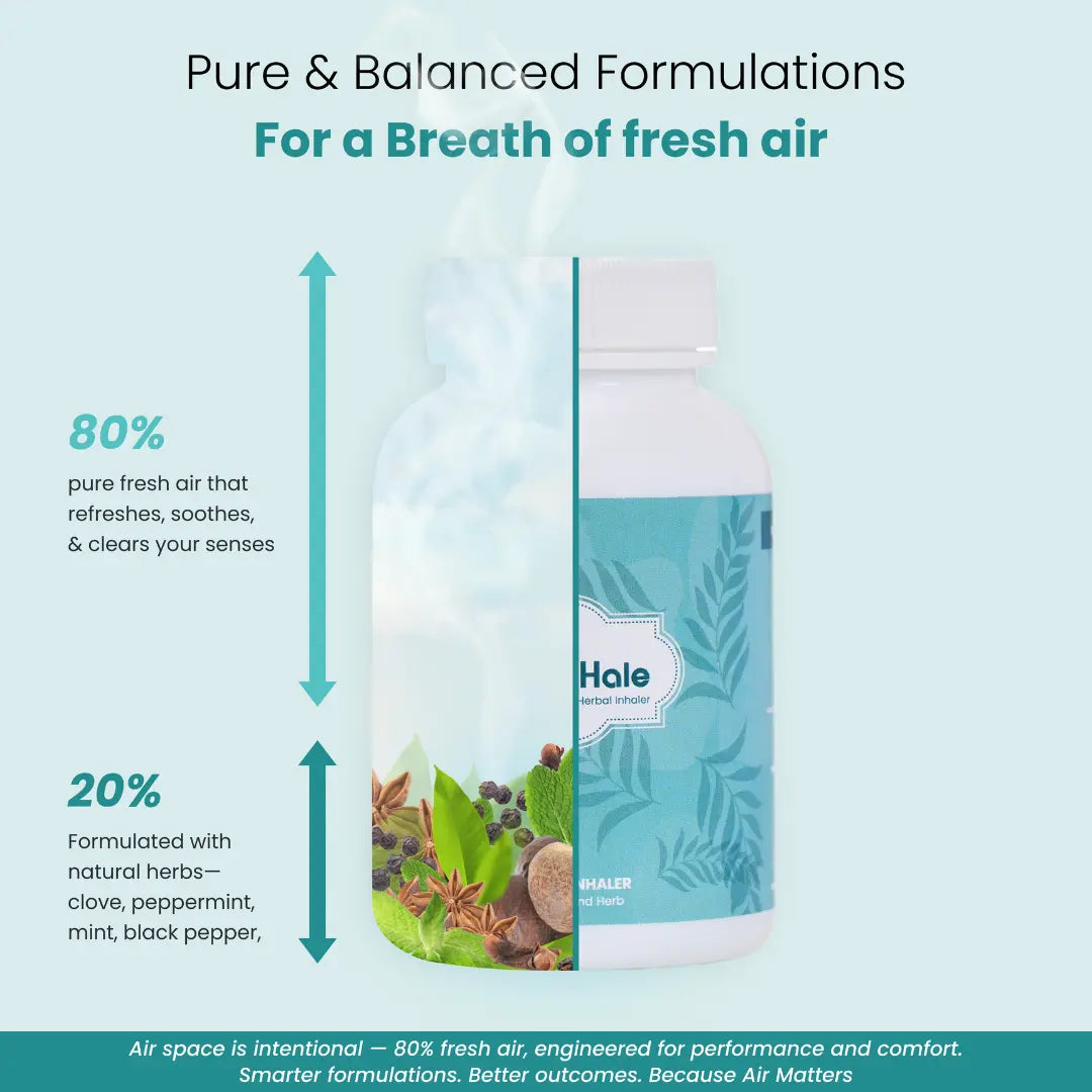 HerbHale Nasal Inhaler – Natural Relief for Your Senses