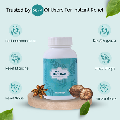 HerbHale Nasal Inhaler – Natural Relief for Your Senses