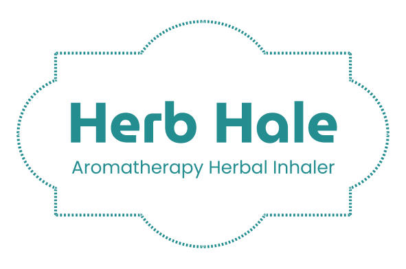 Herbhale Inhaler Logo,  Herbhale, India's 1st Aromatherapy herbal inhaler, With our 100% natural ingredients, experience unique way to relive stress, fatique and dizziness.